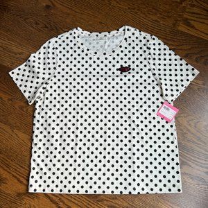 NWT Kate Spade Size S Black and White T-Shirt